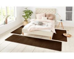 Hanse Home Kobercová sada Nasty 101154 Braun (Rozmery kobercov 3 diely: 70x140 cm (2x), 70x240 cm (1x))