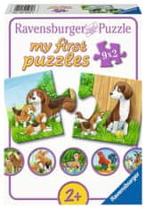 Ravensburger Puzzle Zvieratká na dvore 2x9 dielikov