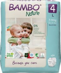 Bambo Nature Plienky jednorazové 4 L (7-14 kg) 24 ks