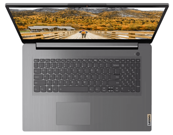 Notebook Lenovo IdeaPad 3 17ALC6 (82KV00LGCK) lehký přenosný Wi-Fi Bluetooth 17,3 palců HD displej s velmi vysokým rozlišením excelentní zvuk audio výkonný procesor AMD Ryzen integrovaná grafika AMD Radeon