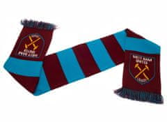 FAN SHOP SLOVAKIA Šál West Ham United FC, vínovo-modrá, 132x19 cm