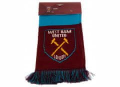 FAN SHOP SLOVAKIA Šál West Ham United FC, vínovo-modrá, 132x19 cm