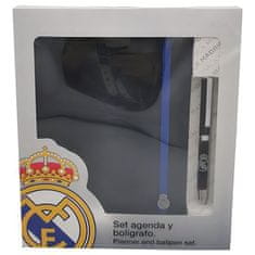 FAN SHOP SLOVAKIA Zápisník Real Madrid FC, čierny, s perom