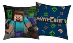 Halantex Vankúšik Minecraft Steve Polyester, 40/40 cm