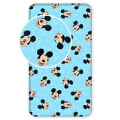 Jerry Fabrics Prestieradlo Mickey blue Bavlna, 90/200 cm