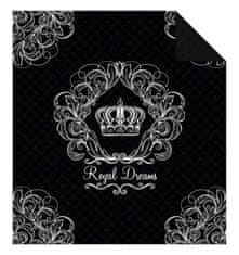 Detexpol Prikrývka na posteľ Royal Dreams black Polyester, 170/210 cm