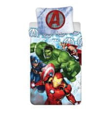 Jerry Fabrics Obliečky Avengers Heroes Bavlna, 140/200, 70/90 cm