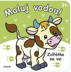 Zvieratká na dedine - Maľuj vodou!