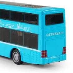 Dvojposchodový autobus doubledecker DPO Ostrava 20 cm