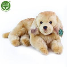 Rappa Plyšový pes zlatý retriever ležiaci 32 cm ECO-FRIENDLY