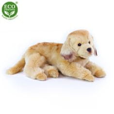 Rappa Plyšový pes zlatý retriever ležiaci 32 cm ECO-FRIENDLY