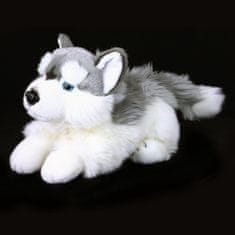 Rappa Plyšový pes husky ležiaci 30 cm