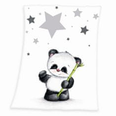 Herding Micropolar fleece deka Panda Polyester, 75/100 cm