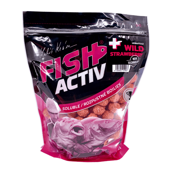 Lk Baits Fish Activ Plus Wild Strawberry 1kg