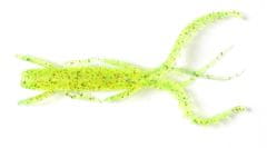 LUCKY JOHN Hogy Shrimp 2,2&quot; 10ks Chartreuse Red