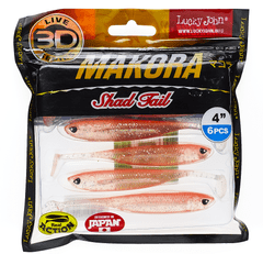 LUCKY JOHN 3D Makora Shad Tail 4&quot; farba 006 6ks