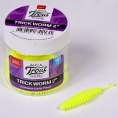 LUCKY JOHN Trick Worm 2&quot; 10ks - farba S88