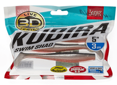 LUCKY JOHN 3D Kubira Swim Shad 5&quot; farba PG08 - 3ks