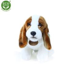 Rappa Plyšový basset 32 cm ECO-FRIENDLY