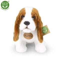 Rappa Plyšový basset 32 cm ECO-FRIENDLY