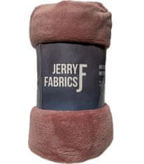 Jerry Fabrics Deka microflanel super soft Staroružová Polyester, 150/200 cm