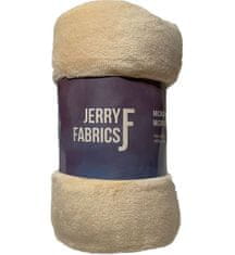 Jerry Fabrics Deka microflanel super soft Svetlo béžová Polyester, 150/200 cm