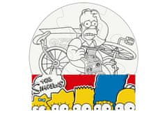 EFKO Vymaľuj si puzzle The Simpsons - kruh 9 dielikov