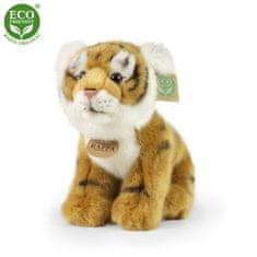 Rappa Plyšový tiger hnedý sediaci 25 cm ECO-FRIENDLY