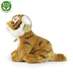 Rappa Plyšový tiger hnedý sediaci 25 cm ECO-FRIENDLY