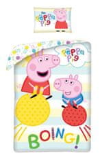 Halantex Obliečky vo vaku Peppa Pig Boing Bavlna, 140/200, 70/90 cm