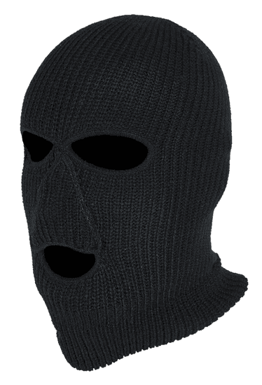 NORFIN kukla Hat-Mask Knitted Black veľ. L