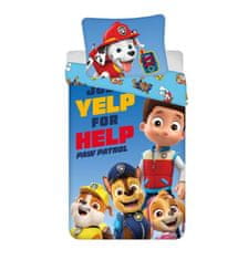 Jerry Fabrics Obliečky Paw Patrol PP427 Help Bavlna, 140/200, 70/90 cm