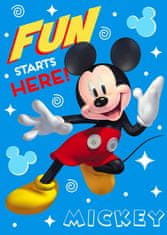 FARO Fleece deka Mickey Fun Polyester, 100/140 cm