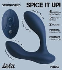 Lola Games Spice It Up P-Bliss (Blue), vibračný masážny prístroj na prostatu