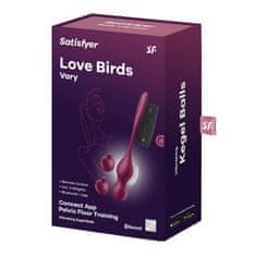 Satisfyer Satisfyer Love Birds Vary APP (Red), vibračné vaginálne guličky