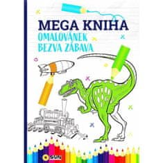 Sun Mega kniha omaľovánok - Blue bezva zábava