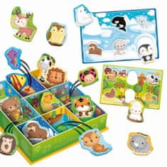 MPK TOYS MONTESSORI BABY KRABIČKA - Zvíeratká