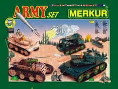 Merkur Stavebnica Army Set 674ks 2 vrstvy