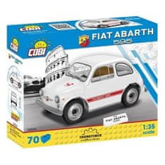 Cobi Stavebnica Fiat 500 Abarth 595, 1:35, 70 kociek