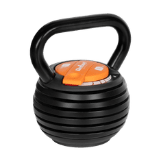 shumee Automatický nastaviteľný liatinový kettlebell 9kg, REBEL ACTIVE