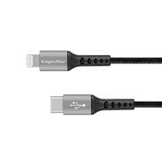 shumee Kábel USB typu C - zástrčka Lightning C94 MFi 1 m Kruger&amp;Matz