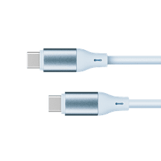 shumee USB Type C - USB Type C kábel 100 W 1 m silikónový modrý Kruger&amp;Matz Basic