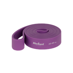 shumee Latexový cvičebný pás - Power Band PL-4, fialový 20-45 kg REBEL ACTIVE