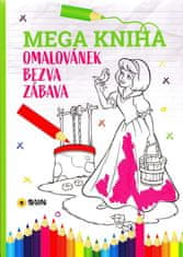 Sun Mega kniha omaľovánok - Pink bezva zábava