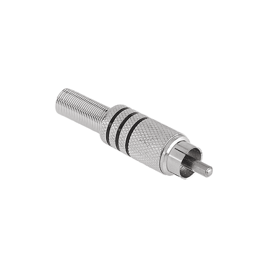 shumee RCA zástrčka nikel tri pruhy Cabletech