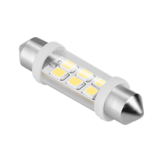 shumee LED autožiarovka 12V 10*40, 6xSMD Sv8,5, biela