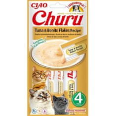 Inaba Churu cat snack tuniak & Bonito vločky 4x 14g