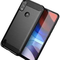 HURTEL FLEXIBILNÝ KRYT CARBON CASE PRE MOTOROLA MOTO E7 POWER ČIERNY