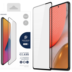 Dux Ducis DUX DUCIS 9D TEMPERED GLASS ODOLNÉ TVRDENÉ SKLO 9H NA CELÚ OBRAZOVKU S RÁMOM PRE SAMSUNG GALAXY A72 4G BLACK (CASE FRIENDLY)