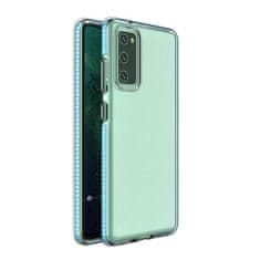 HURTEL SPRING CASE COVER GÉLOVÉ PUZDRO S FAREBNÝM RÁMOM PRE XIAOMI MI 10T PRO / MI 10T SVETLOMODRÉ